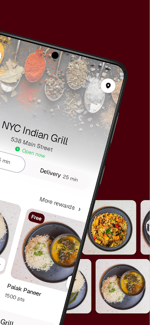 NYC Indian Grill Screenshot 1