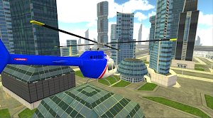 City Helicopter Simulator Game Screenshot 3
