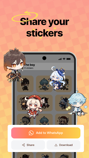 Wamoji: WA Love Sticker Maker Screenshot 3