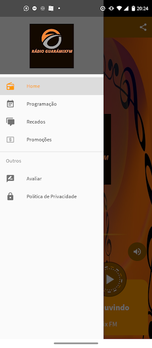Rádio Guaramix FM Screenshot 1