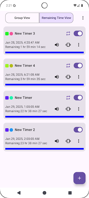 ReTime Multi Timer Screenshot 1