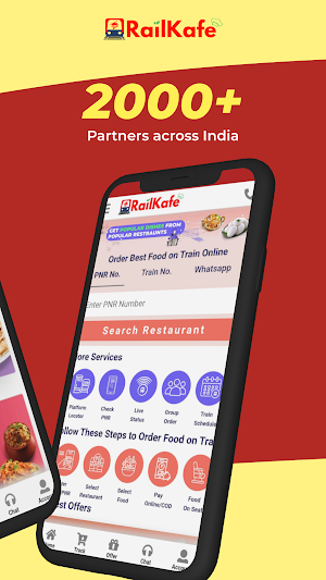 RailKafe - Order Food on Train Screenshot 1