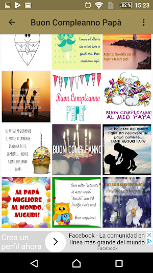 Auguri di buon Compleanno Papà dediche e immagini Screenshot 2