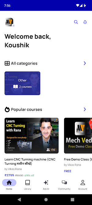 Mech Veda - CNC Classes Screenshot 1