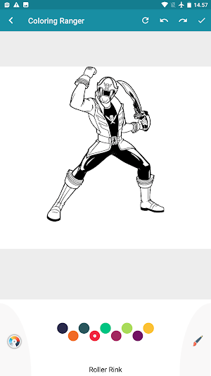 coloring ranger hero Screenshot 1