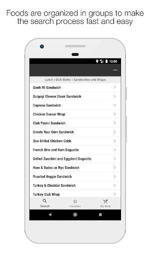 Nutrition - Univ. of Oregon Screenshot 1