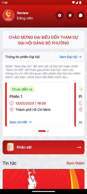 Giải pháp Đại hội Đảng Screenshot 1