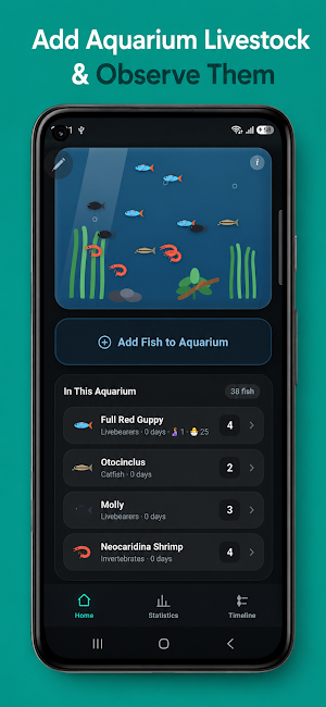 Aquarium & Fish Breeding Log Screenshot 2