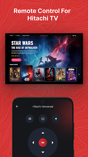 Remote For Hitachi TV Screenshot 0