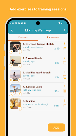 Bravora: Custom Workouts Screenshot 2