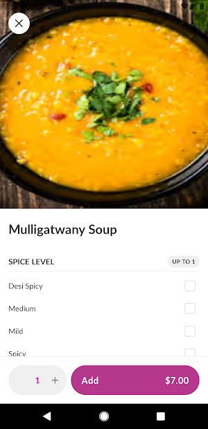 TAJ Indian Stamford Screenshot 3