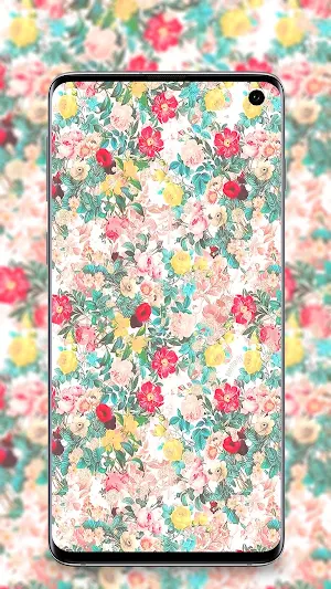 Floral wallpaper Screenshot 0