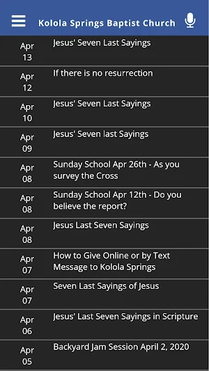 Kolola Springs Baptist Church Screenshot 0