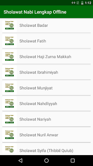 Sholawat Nabi Offline + Lirik Lengkap Screenshot 2