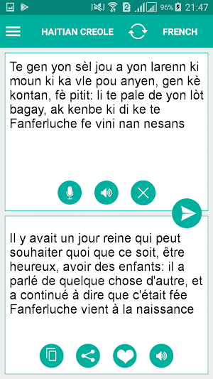 Haitian French Translator Screenshot 2