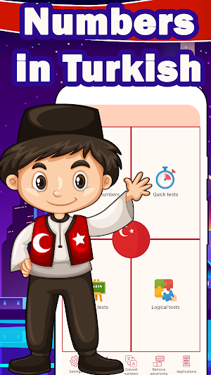 Numbers in Turkish language Screenshot 0