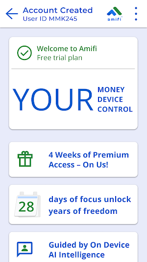 Amifi – Money Tracker Screenshot 0