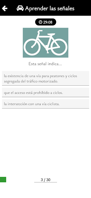 Autoescuela señales Test DGT Screenshot 1