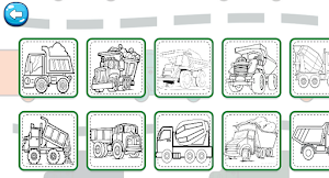 Excavator Coloring Game Screenshot 3