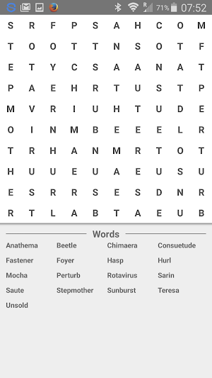 JANG CROSSWORD Screenshot 1