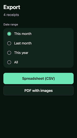 TaxPocket: Deductible Expenses Screenshot 2
