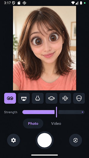 Funny Face Camera - Warp Screenshot 0