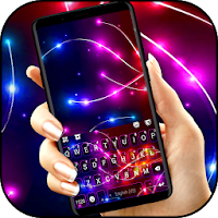 Transparent Neon Keyboard Back
