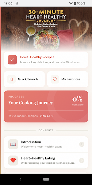 30-Minute Heart Healthy Meals Screenshot 1