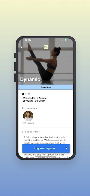 TrueYoga. Screenshot 2