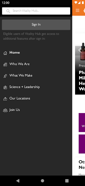 Vitality Hub Screenshot 1