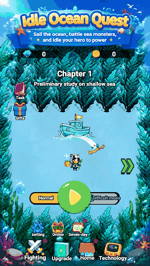Idle Ocean Quest Screenshot 0