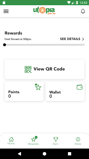 Utopia Juice Bar Rewards Screenshot 1