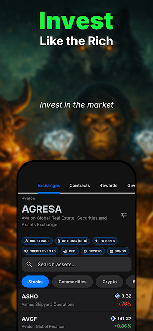 Hi Stakes Markets Game Screenshot 1