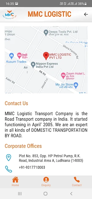 MMC Logistic Screenshot 1