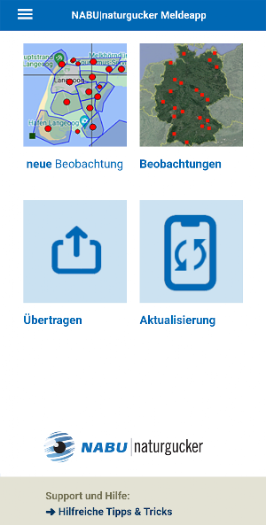 NABU|naturgucker Meldeapp Screenshot 0