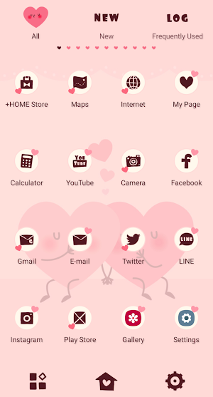 Love Is in the Air Theme +HOME Screenshot 2