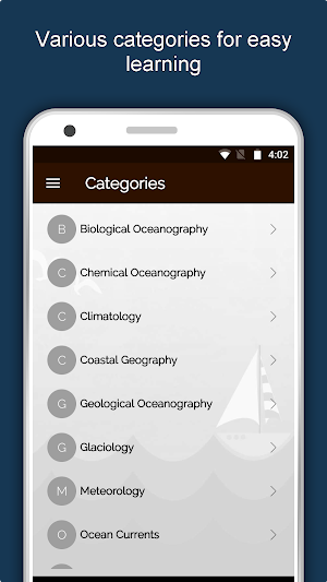 Oceanography Dictionary : Oceanology Study Offline Screenshot 1