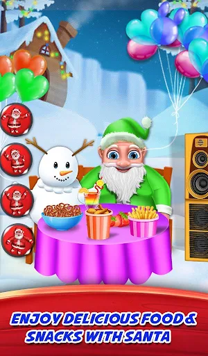 Santa's Daily Routine Activities Game Screenshot 2