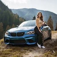 Sexy Girls in Car Wallpaper