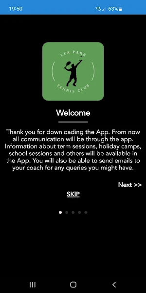 Lea Park Tennis Club Screenshot 1