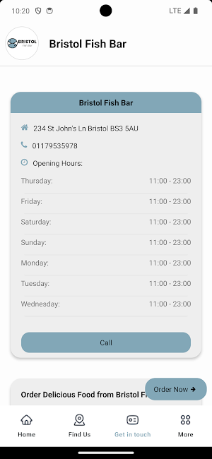 Bristol Fish Bar Screenshot 1