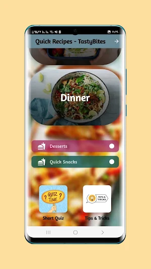 Quick Recipes - TastyBites Screenshot 2
