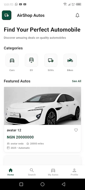 Airshop Autos Screenshot 1
