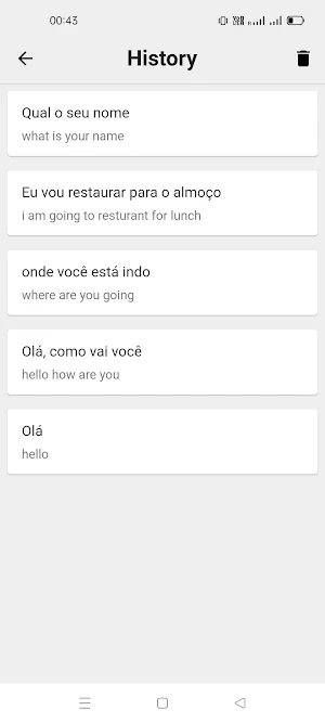 Portuguese English Translator Screenshot 2