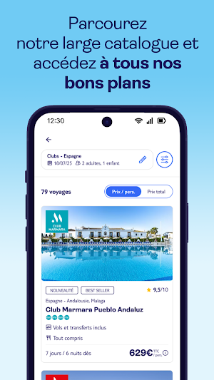TUI France : Clubs et Voyages Screenshot 3