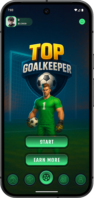 Top Goalkeeper Screenshot 1
