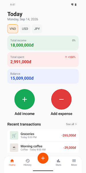 PayNote – Offline Expense Log Screenshot 0