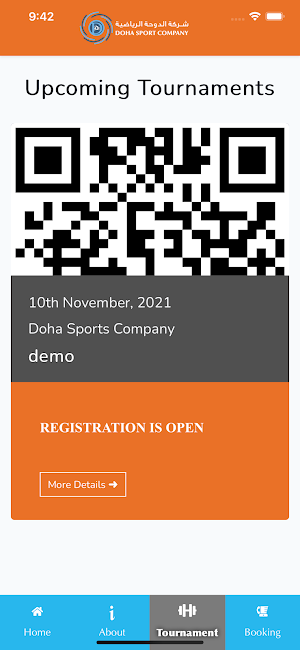 Doha sports company Screenshot 2