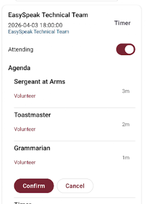 easySPEAK mobile Screenshot 1