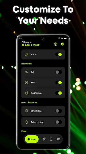LED Flashlight & Flash Alert Screenshot 3